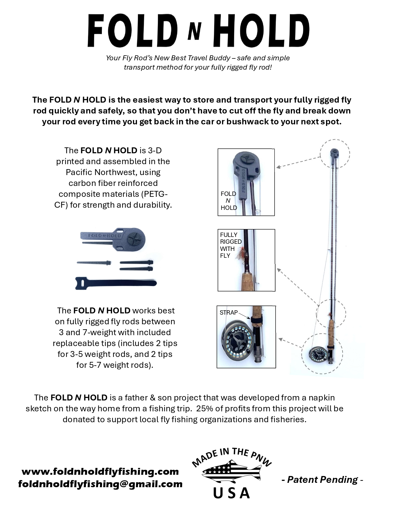 FOLDnHOLD PRODUCT DATA SHEET 2025.09.11